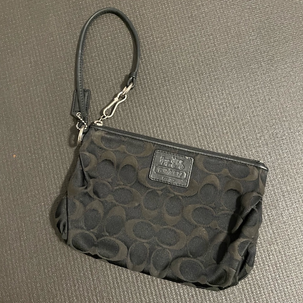 Coach wristlet purse